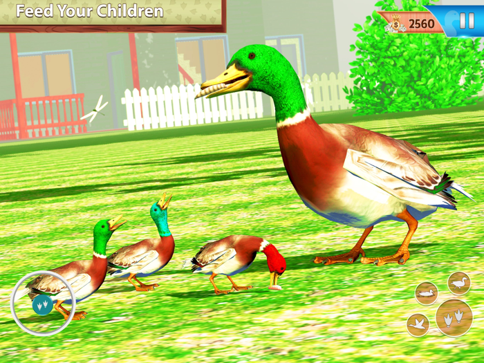 Flying duck family simulator