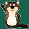 Funny Beaver stickers & emoji icon
