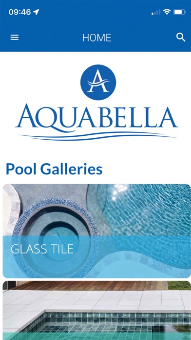 Screenshot 1 of Aquabella - Pools Showroom App