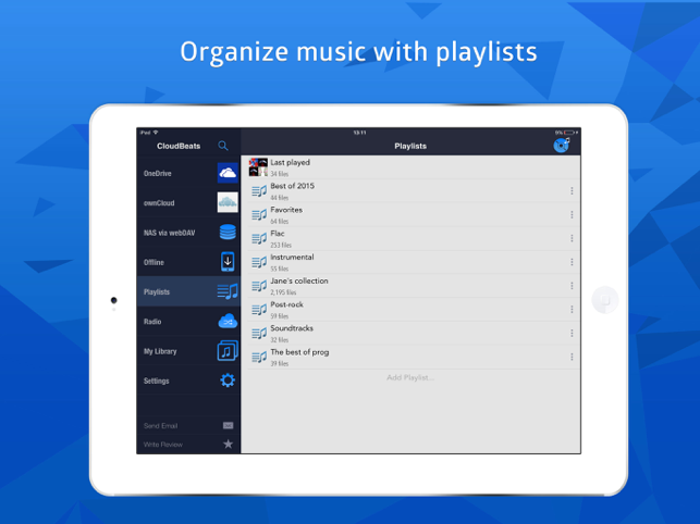 ‎CloudBeats Offline Music Screenshot