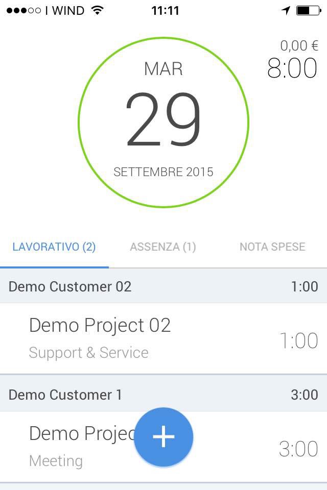 Tempi & Spese Mobile screenshot 3