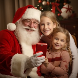 Photo Selfie With Santa Claus