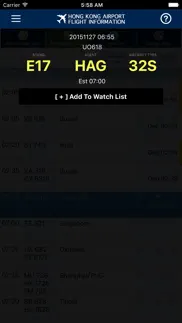 hong kong flight info lite iphone screenshot 3