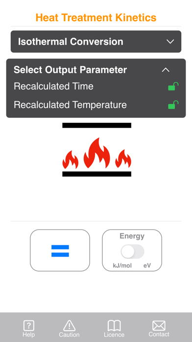 Heat Treatment Kinetics Lite Screenshot