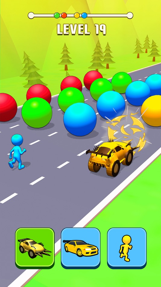 #7. Shape Transform Car Race (iOS) 由: Awon Haider Naqvi