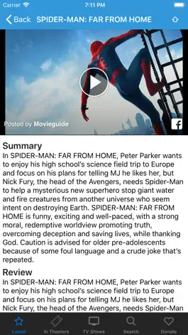 Game screenshot Movieguide® Lite Movie Reviews hack