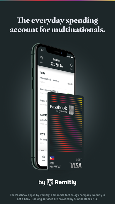 Passbook by Remitly Screenshot