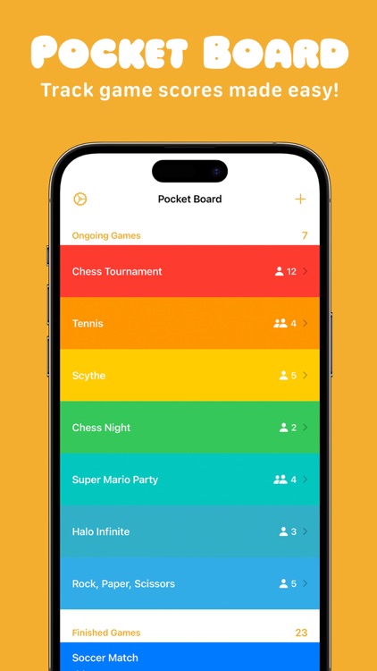 Pocket Board - Game Scoreboard