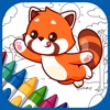 Icon Zoo Animals Coloring Book Game