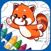 Zoo Animals Coloring Book Game logo