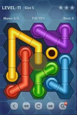 Game screenshot Pipe Lines : Hexa mod apk