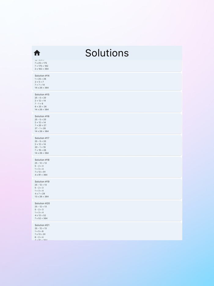 Number Nexus Math Puzzle