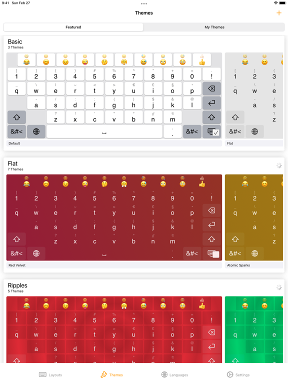 Screenshot #6 pour MyKeyboard Pro: Clavier
