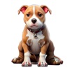 Pitbull Cute Stickers icon