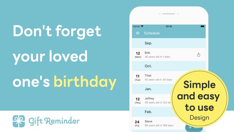 Birthday remind - GiftReminder