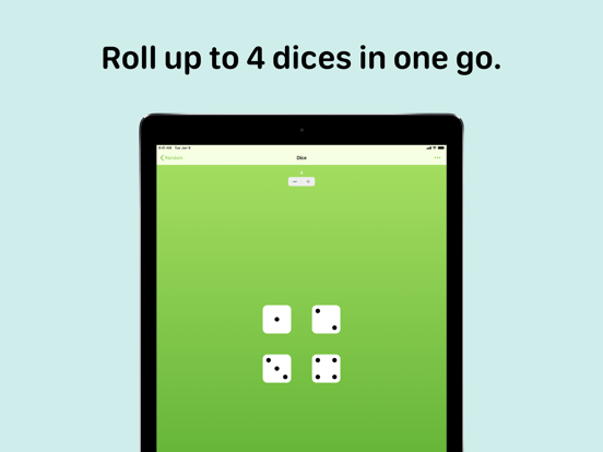 Random Number Generator. RNG iPad screenshot 4 - Utilities app