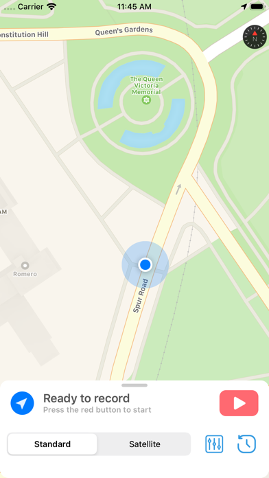 FootMark - Route recorder Screenshot