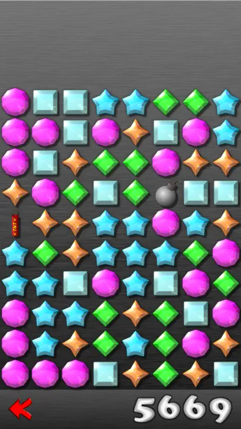 Tap the jewels