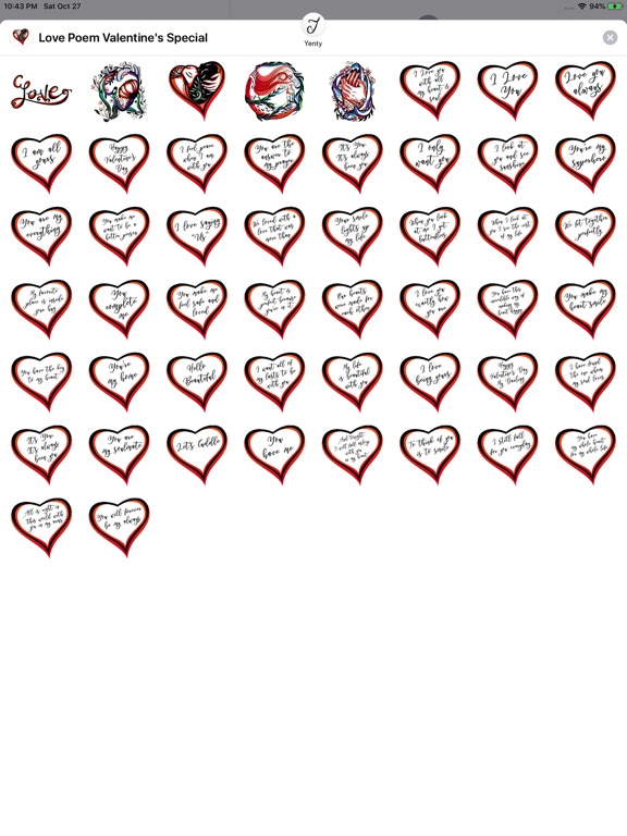Screenshot #3 for Love Poem Valentine's Special