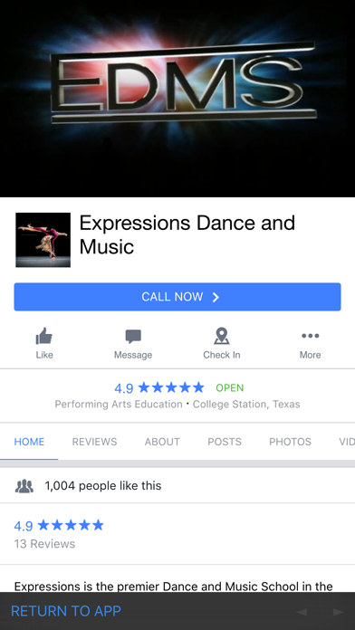 Expressions Dance and Music Screenshot