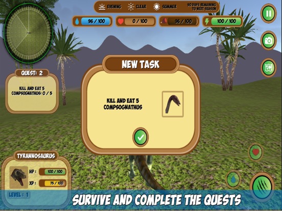 T-Rex Simulator iPad app afbeelding 5