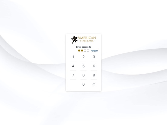 American State Bank Mobile App iPad screenshot 2 - Finance app
