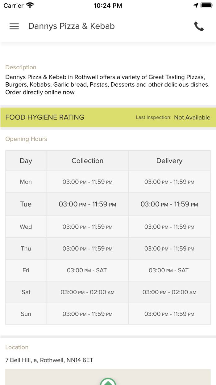 Dannys Pizza And Kebab