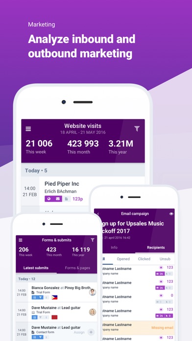 Upsales Screenshot