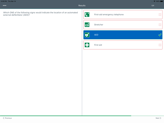 Screenshot #4 pour CITB MAP HS&E test