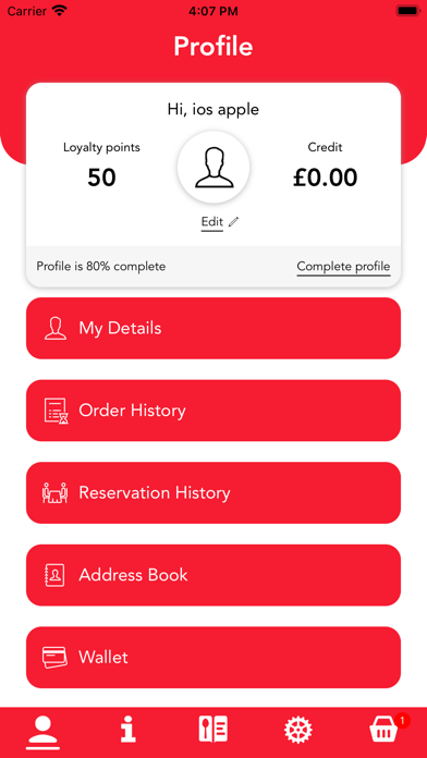 Balti King Restaurant Screenshot