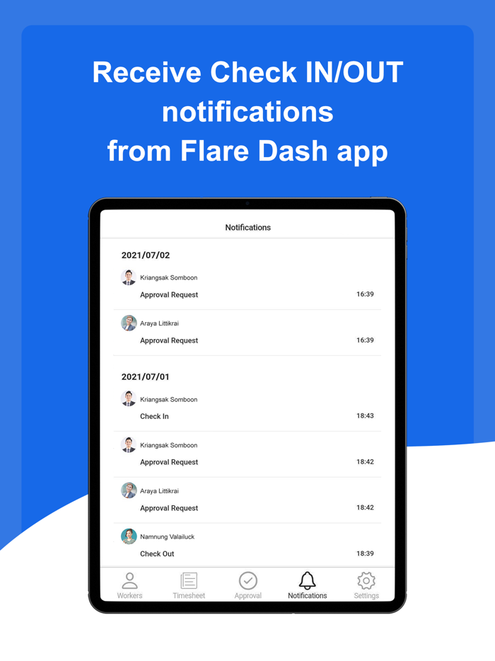 Flare Dash for Admin