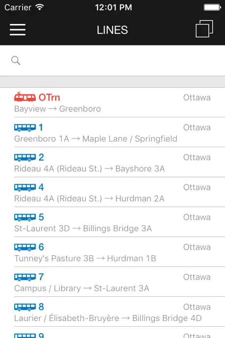 ezRide Ottawa OC Transpo