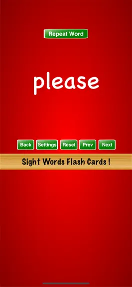 Game screenshot Sight Words Flash Cards ! apk