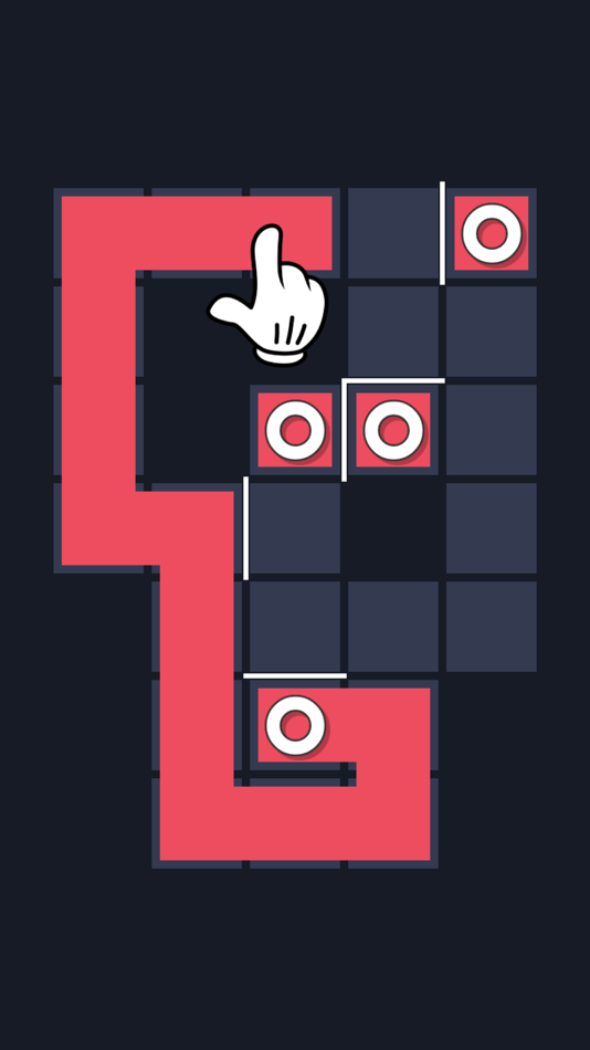 #5. Fill One Line - Logic Puzzles (iOS) By: HECTOR GAUCHIA SAFONT