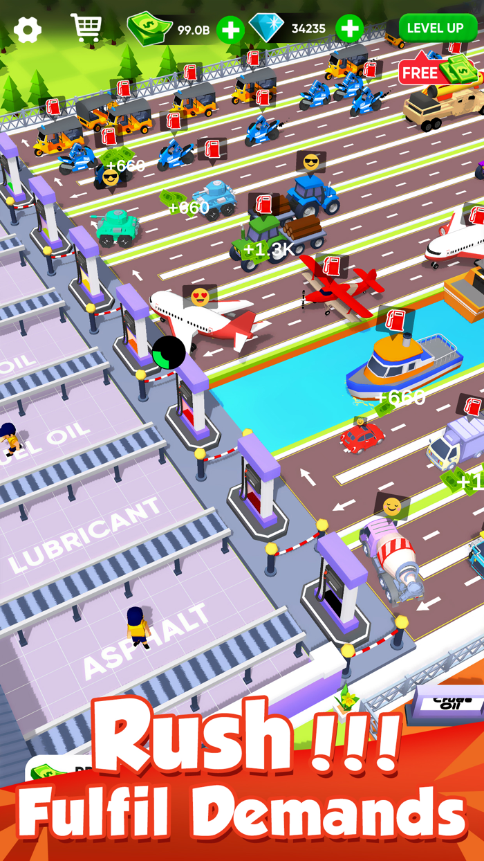 Oil Mining 3D - Petrol Factory