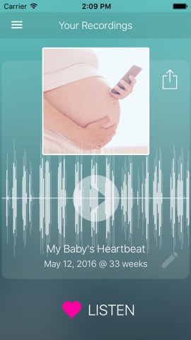 Hear My Baby Heartbeat Appのおすすめ画像4