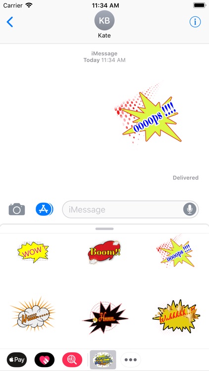 Comic stickres screenshot-4