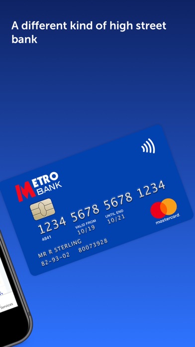 Metro Bank Screenshot