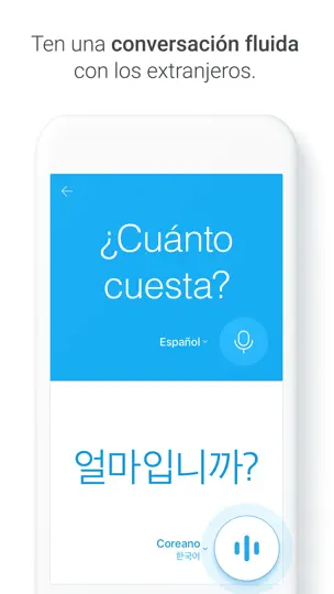 Captura de pantalla de Naver Papago - Traductor IA en iPhone 4