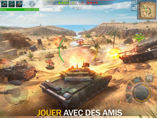 Screenshot #4 pour Tank Force: Jeux de guerre 3D