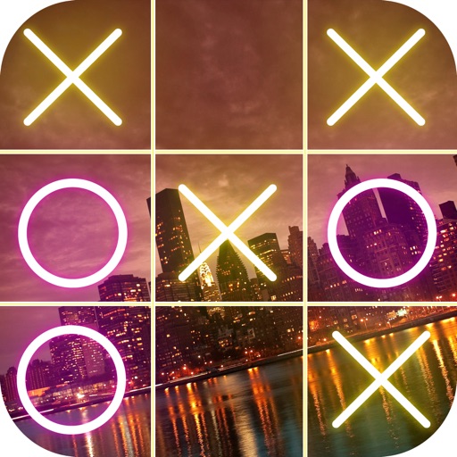 Tic Tac Toe Neon Game icon