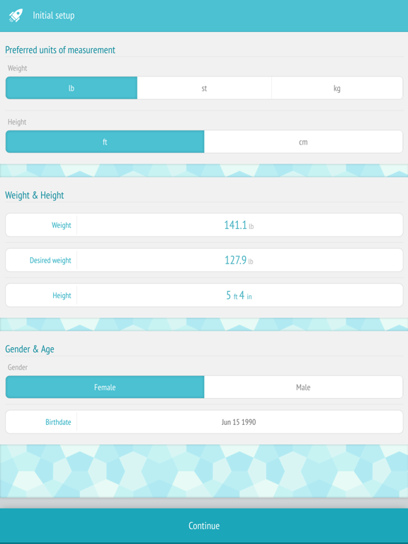 Weight loss tracker - BMI iPad screenshot 5 - Health & Fitness app