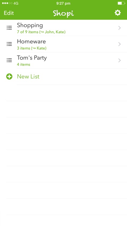 Shopi - Shared Shopping Lists screenshot-4