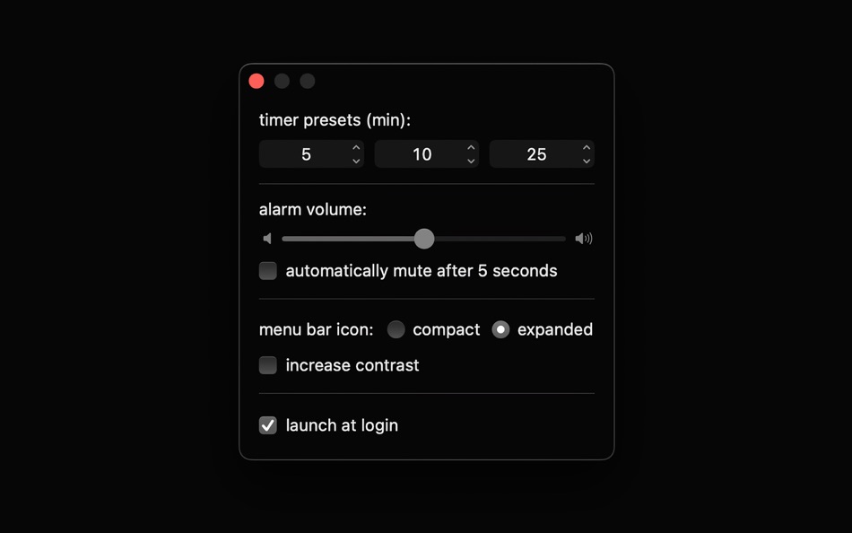 #4. Onigiri - Minimal Timer (macOS) 由: Studio 1J