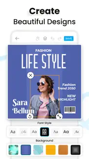 social media post maker iphone screenshot 1