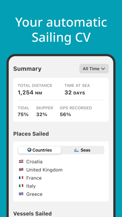 SailTies: Logbook GPS Tracking Screenshot