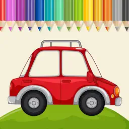 Magic Cars Coloring Pages Pack app icon