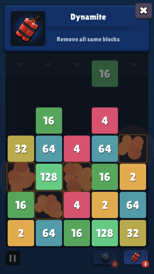 #2. Drop Number: Merge Puzzle (iOS) By: Serhii Hryn