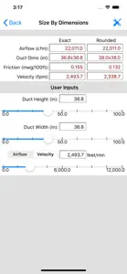 ASHRAE HVAC Duct Sizer screenshot #8 for iPhone