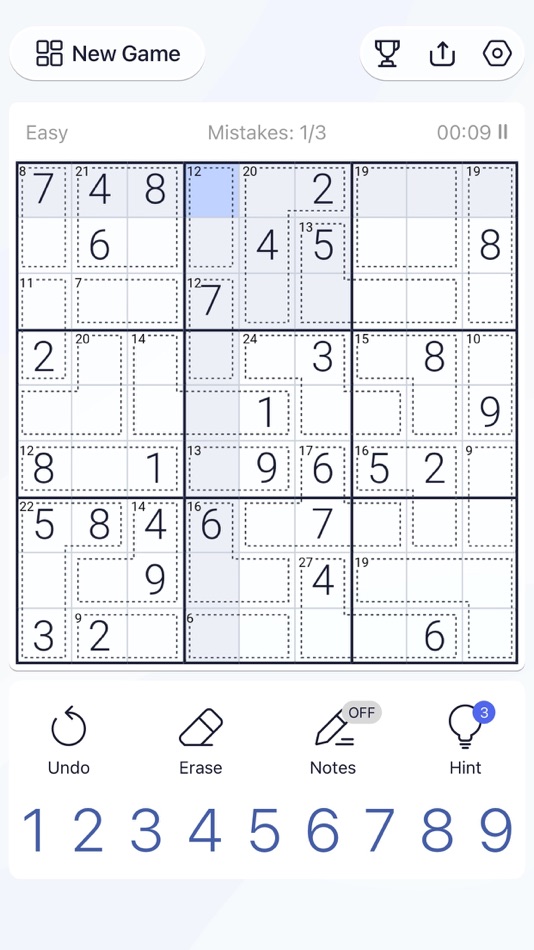 #8. Killer Sudoku - Puzzle Games (iOS) 由: Guru Smart Holding Limited